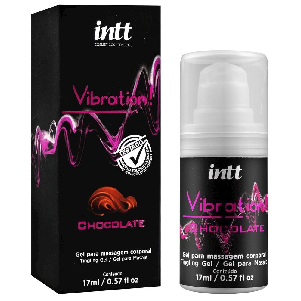 Vibration Chocolate Gel Vibrante 17Ml Intt PROMOÇÃO 70,00