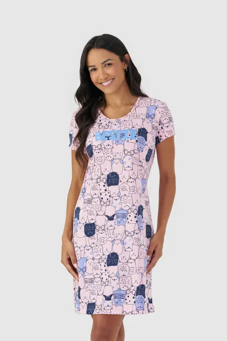 CAMISOLA COM MANGA GATINHOS