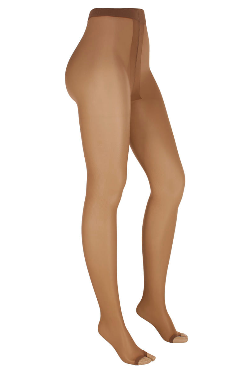 Meia Calça Clássica dedinho de fora natural Trifil