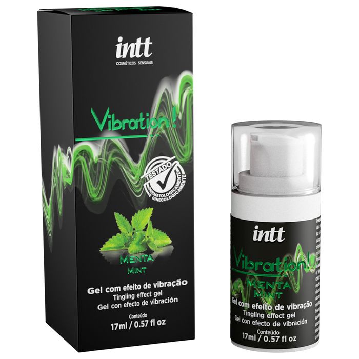 Vibration Menta Gel Vibrante 17Ml Intt PROMOÇÃO 70,00