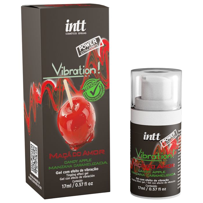 Vibration Power Excitante Maçã Do Amor 17Ml Intt PROMOÇÃO 70,00
