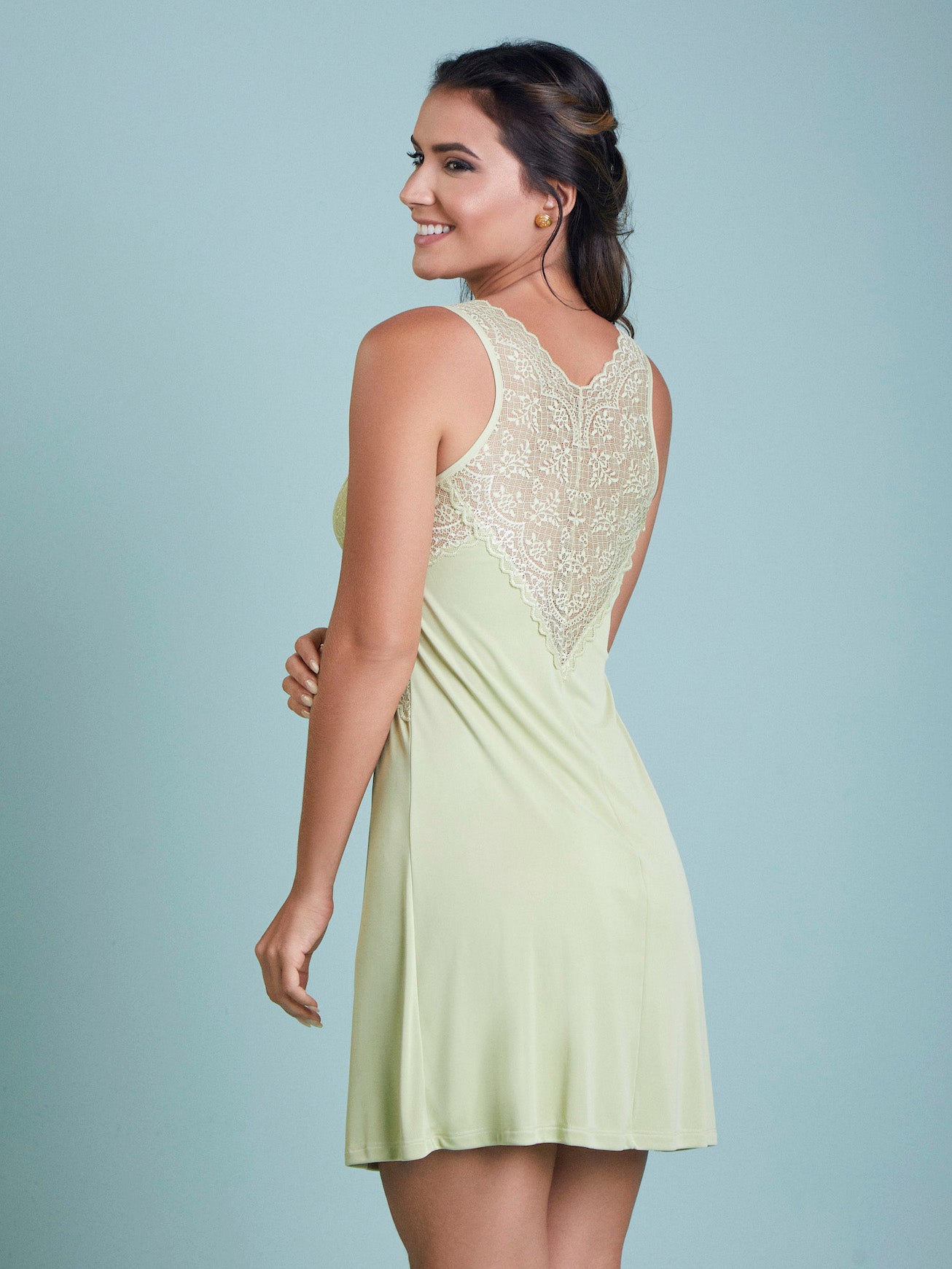 Camisola regata em Renda Dimodas