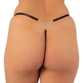 CALCINHA BICOLOR COM FRASE TALLYTA