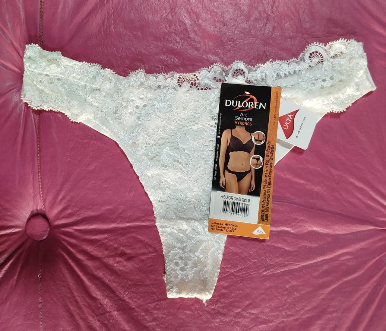 Calcinha fio milano Duloren