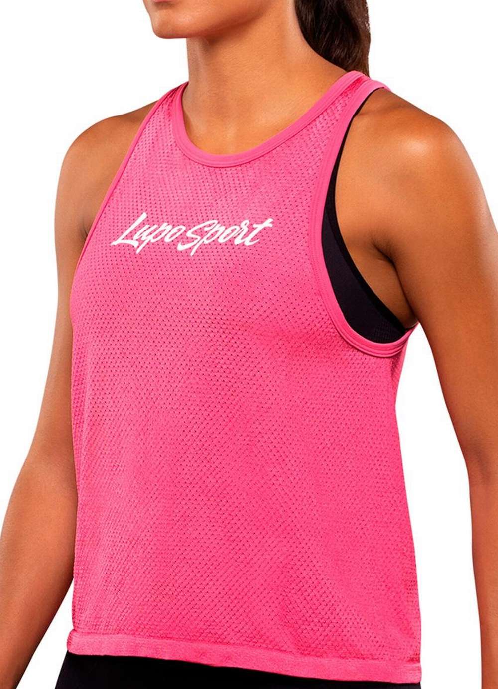 Camiseta regata af pink Lupo