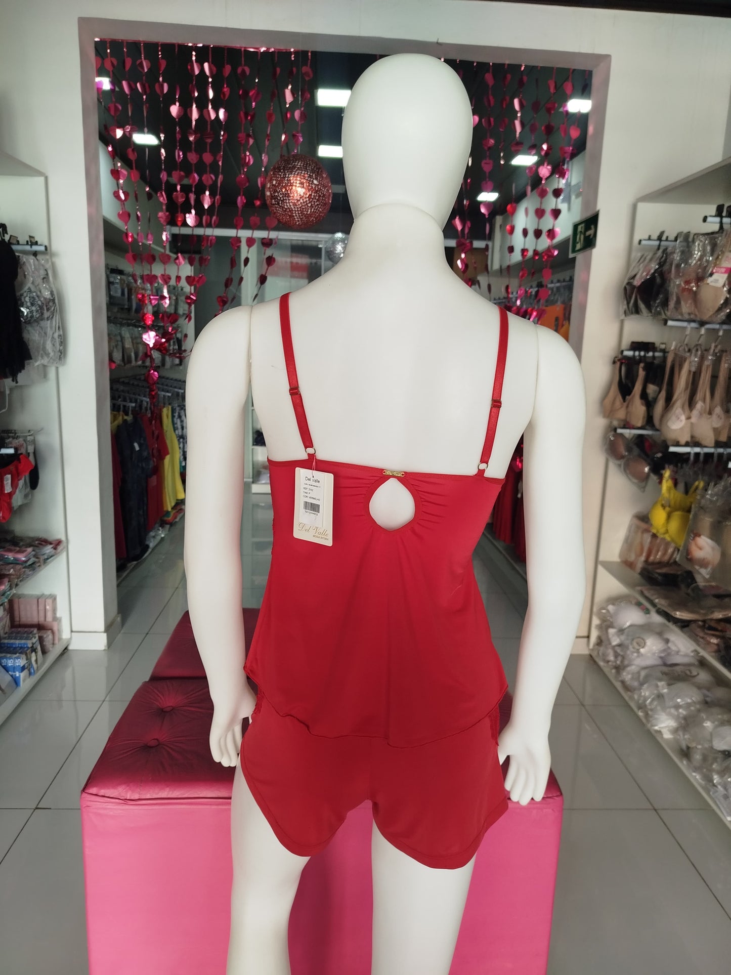 Baby Doll vermelho Del Valle