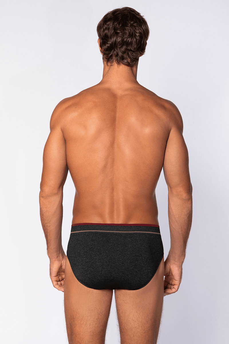 Cueca Slip Sem Costura Cós Uni Faixa Lupo