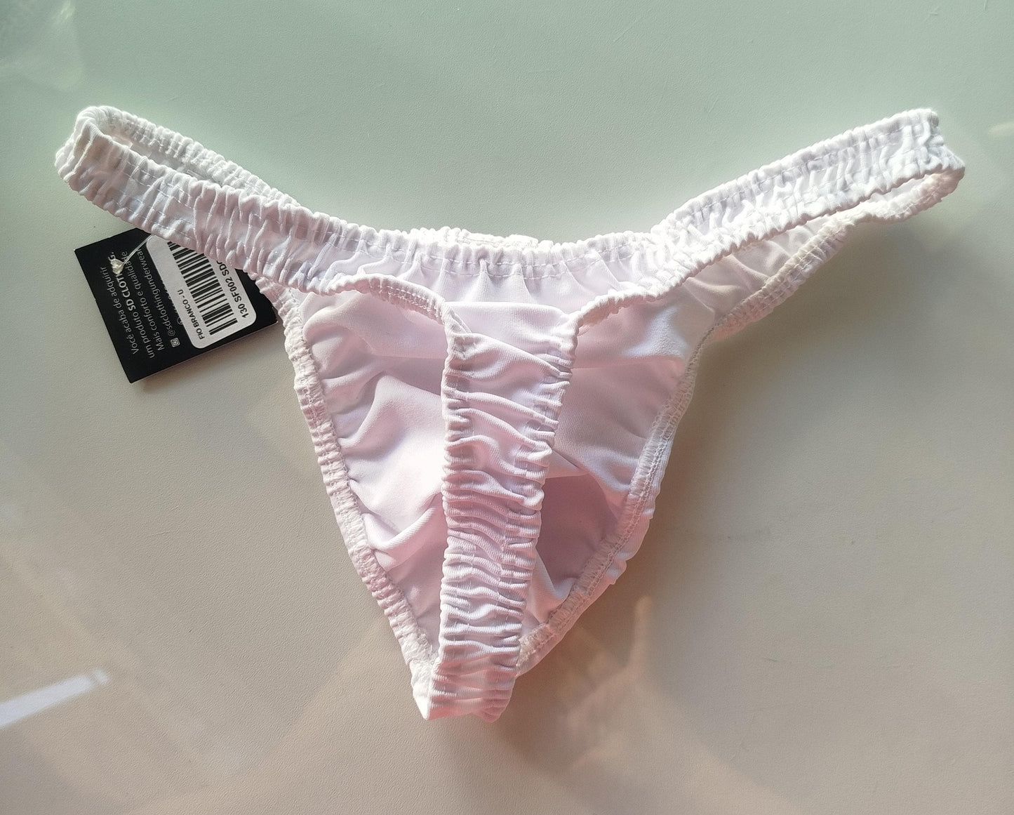 Cueca jock fio branca SD