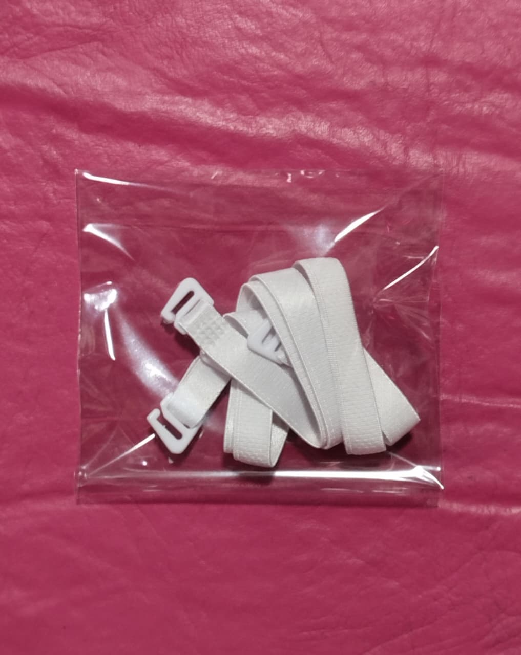 Par de alças sutiã branco