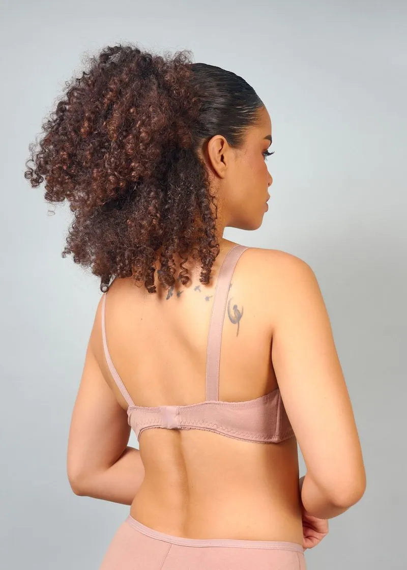 Sutiã Duloren amamentação sem aro castanha