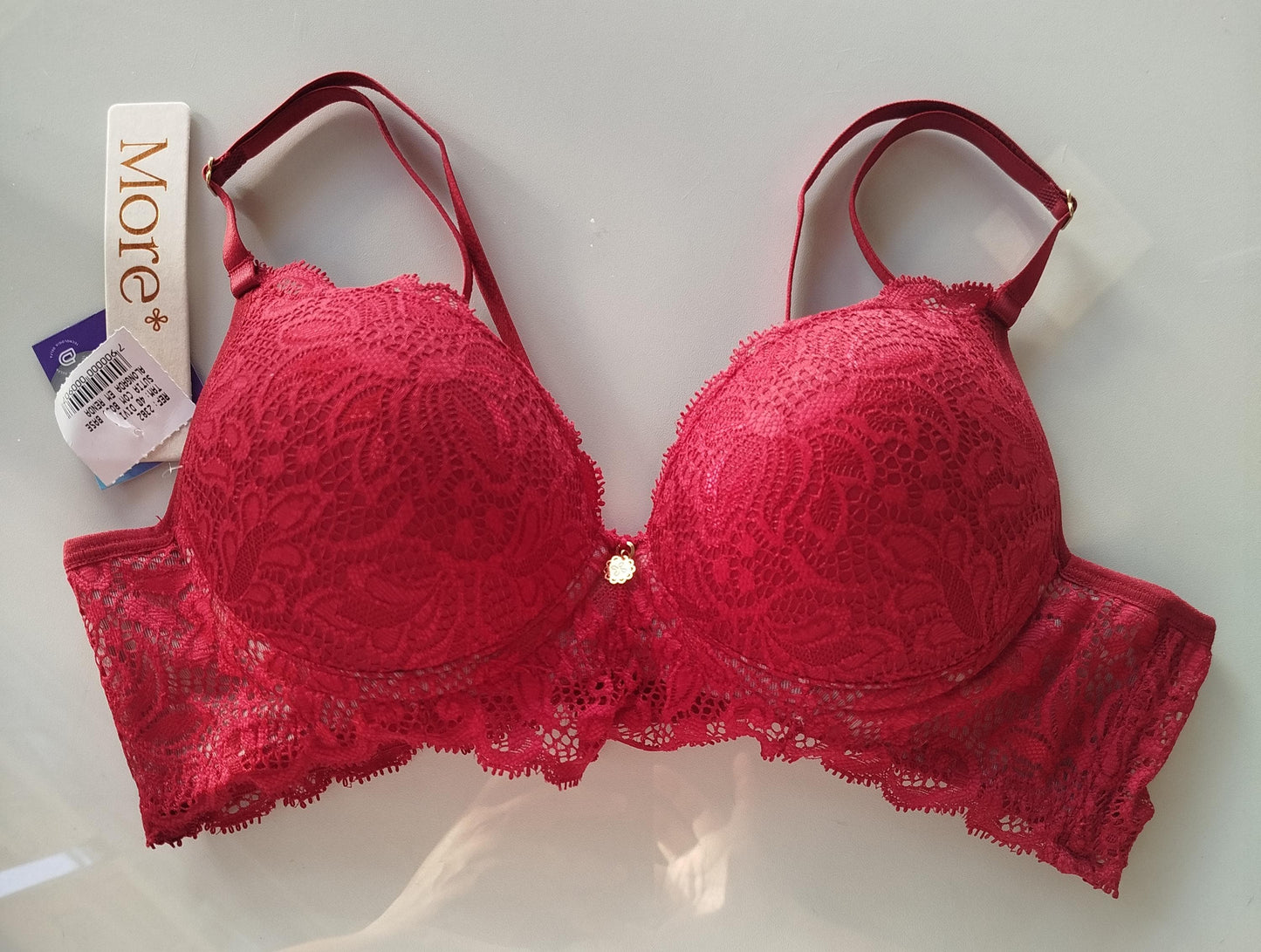 Sutiã com bojo base e tule divino More