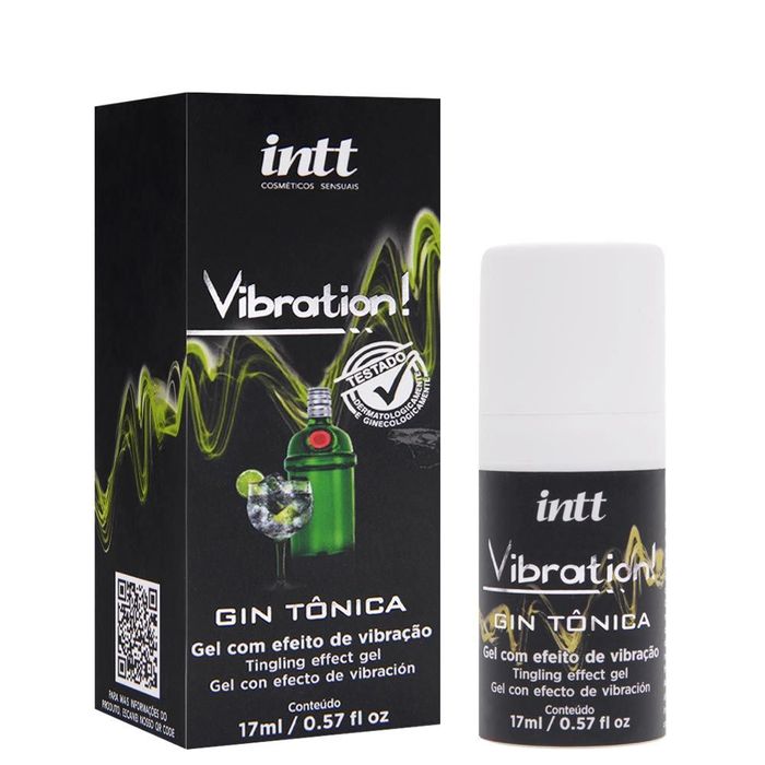 Vibration Gin Tônica Gel Vibrante 17Ml Intt PROMOÇÃO 70,00