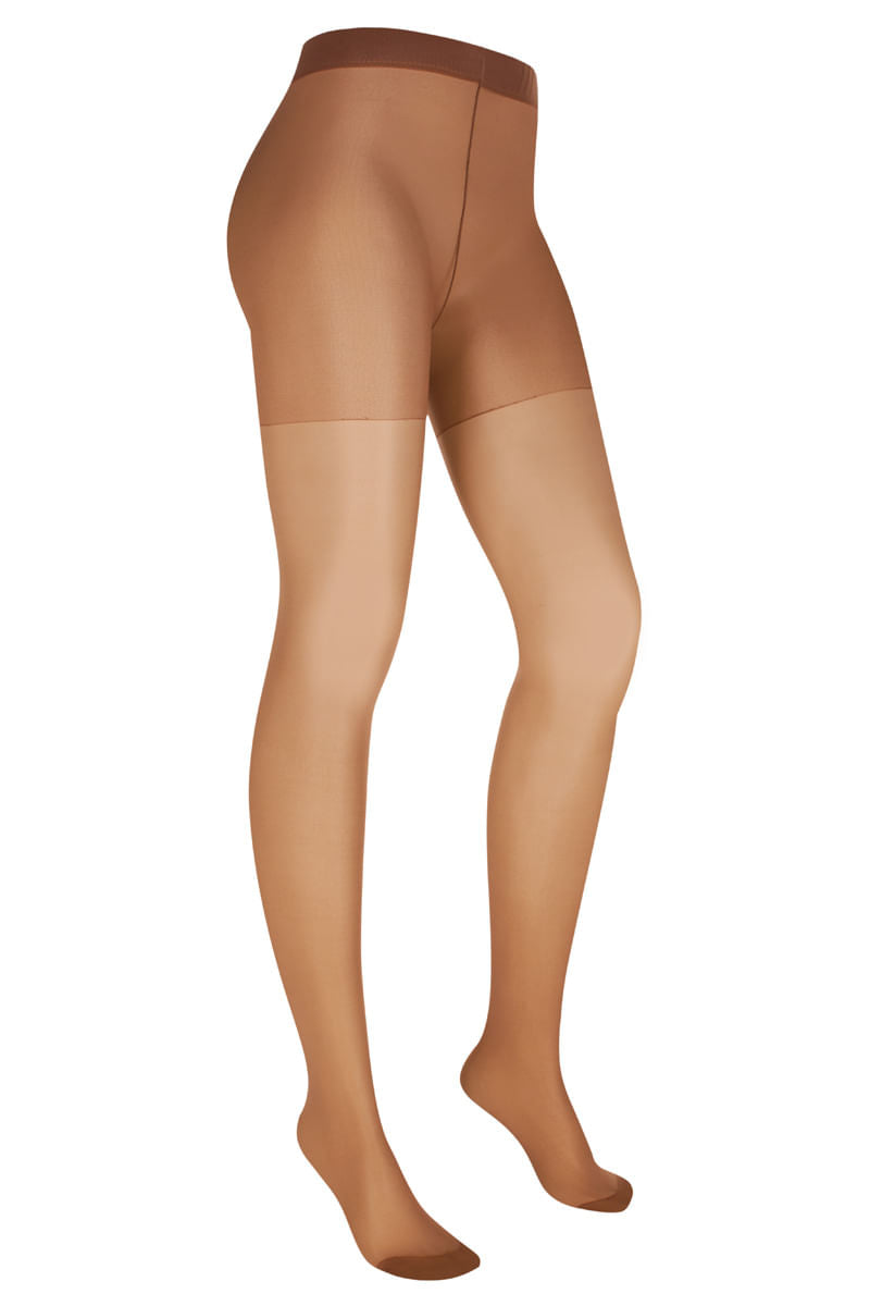 Meia Calça Fina Transparente Fio 15 Natural Trifil