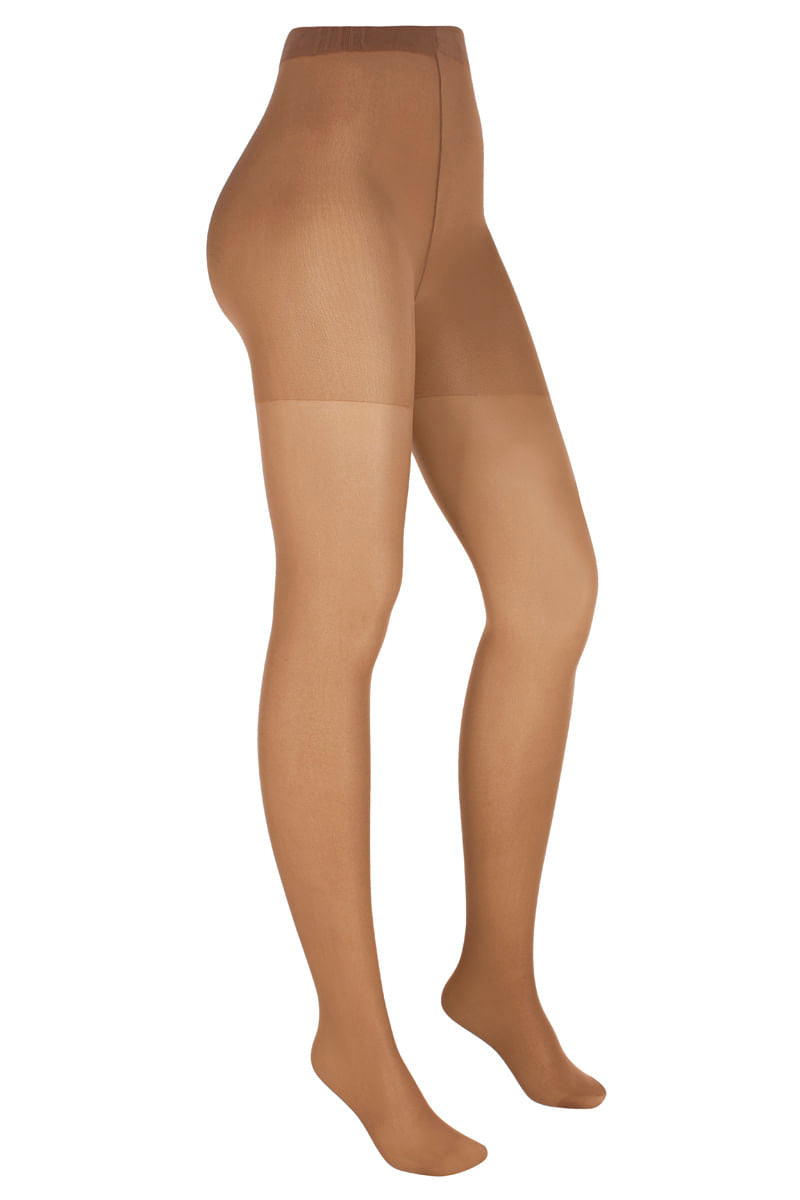 Meia Calça Plus Size Natural Claro Fio 15 Trifil