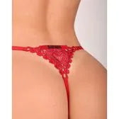 CALCINHA CORAÇÃO DE GUIPIR FRASE " ME CHUPA " TAMANHO ÚNICO