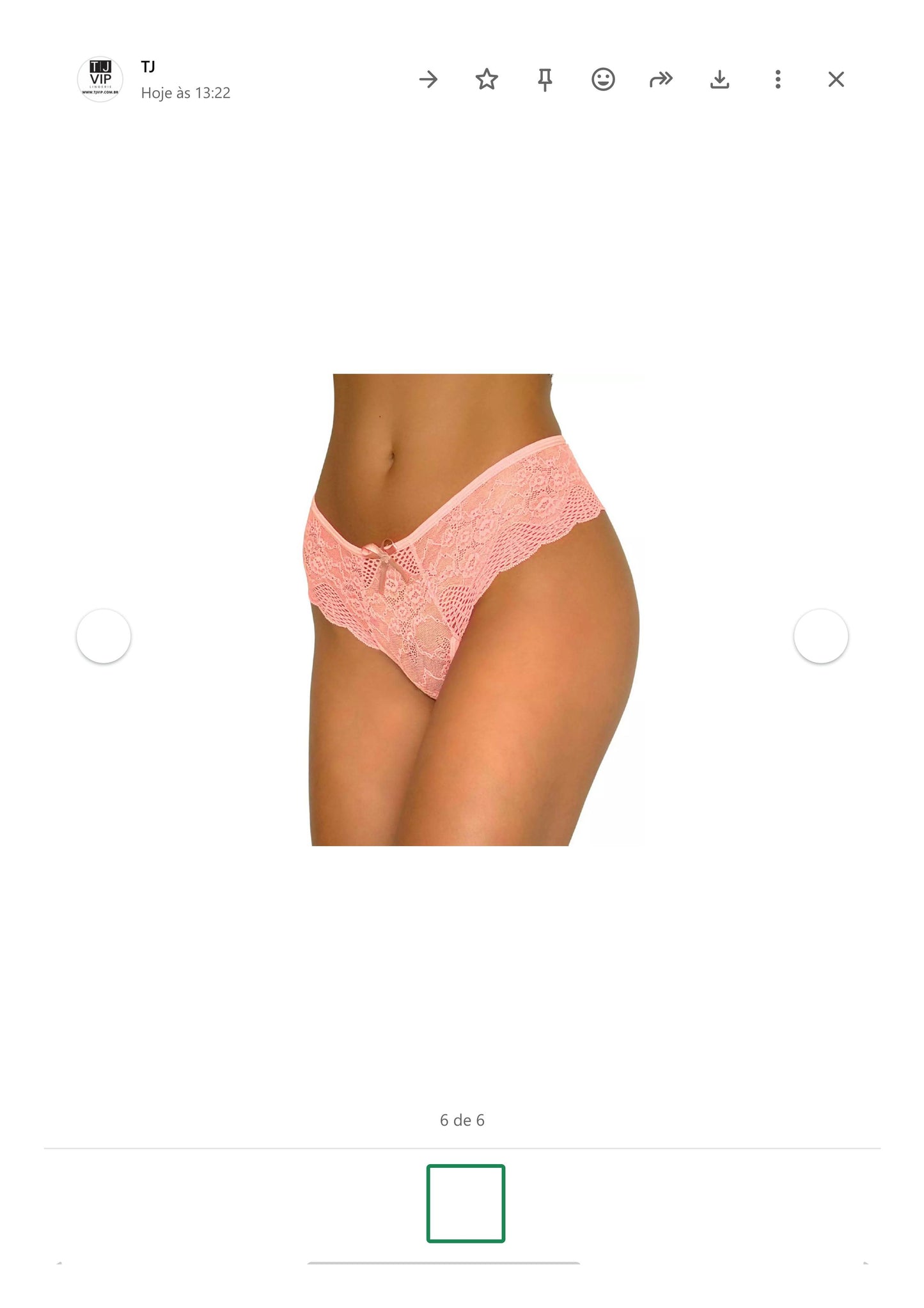 Calcinha Renda TJ VIP