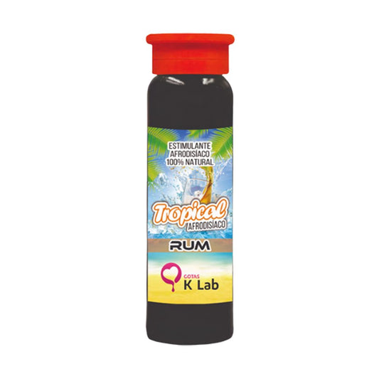 Tesão Tropical Estimulante Afrodisíaco Sabor Rum 10ml K-Lab