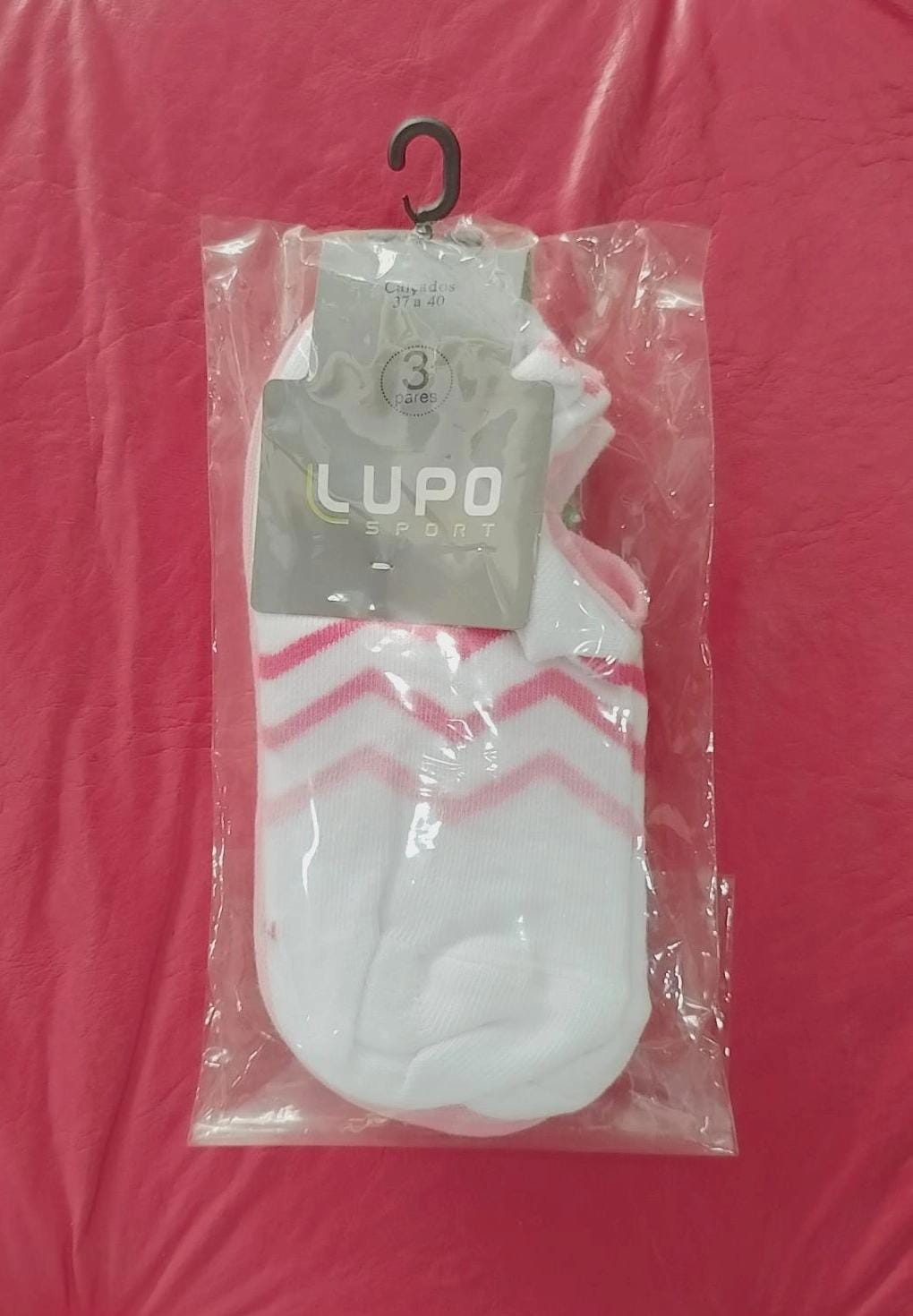 Kit 3 pares de meias feminino Lupo sport