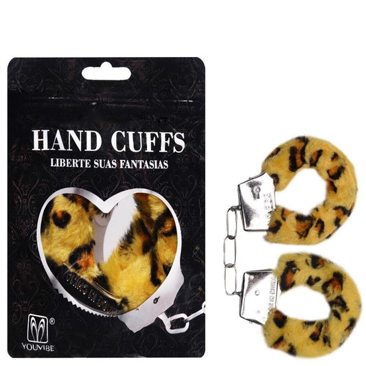 Algema pelúcia onça Hand Cuffs