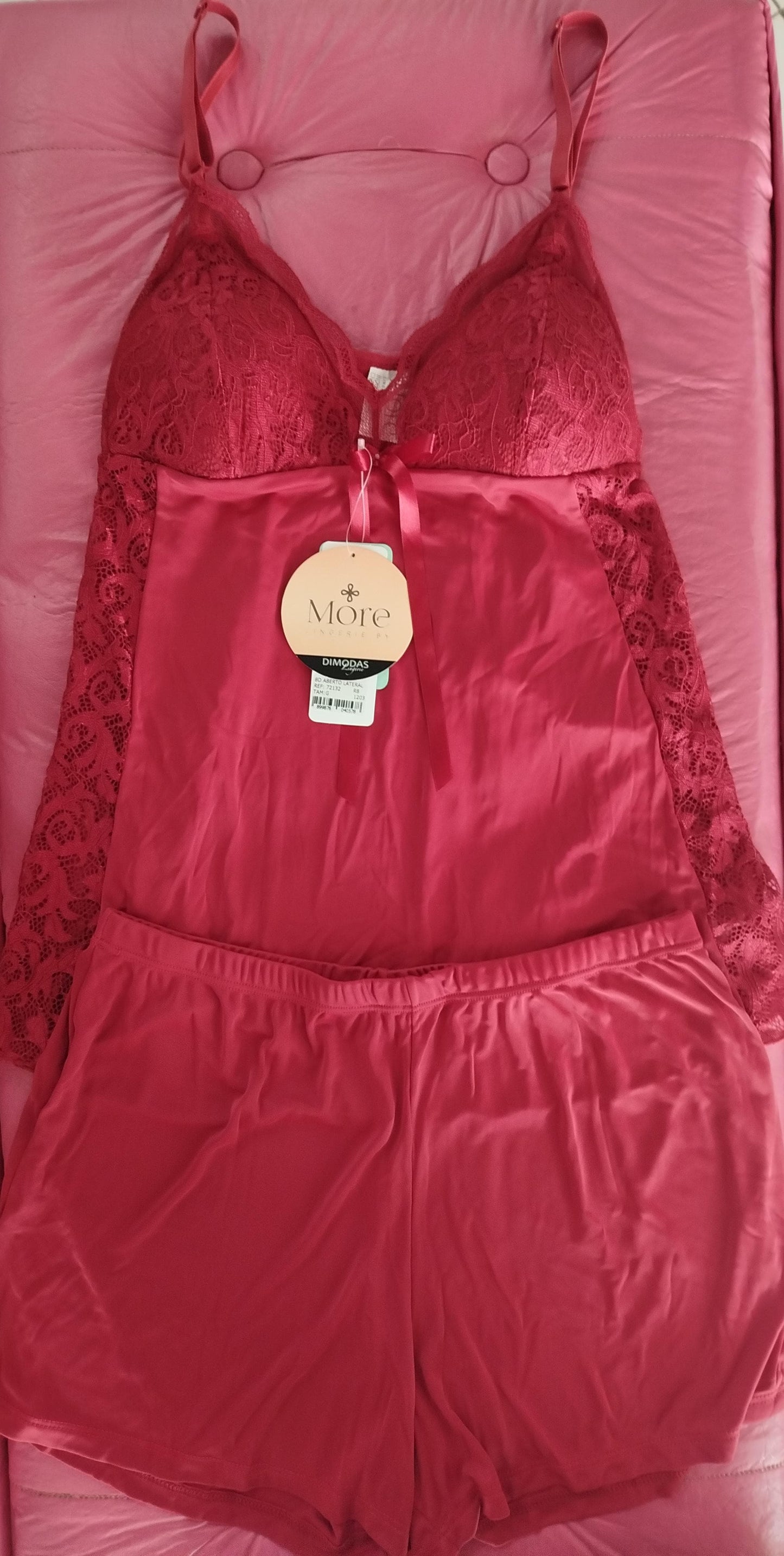 Baby Doll com bojo e aberto na lateral More