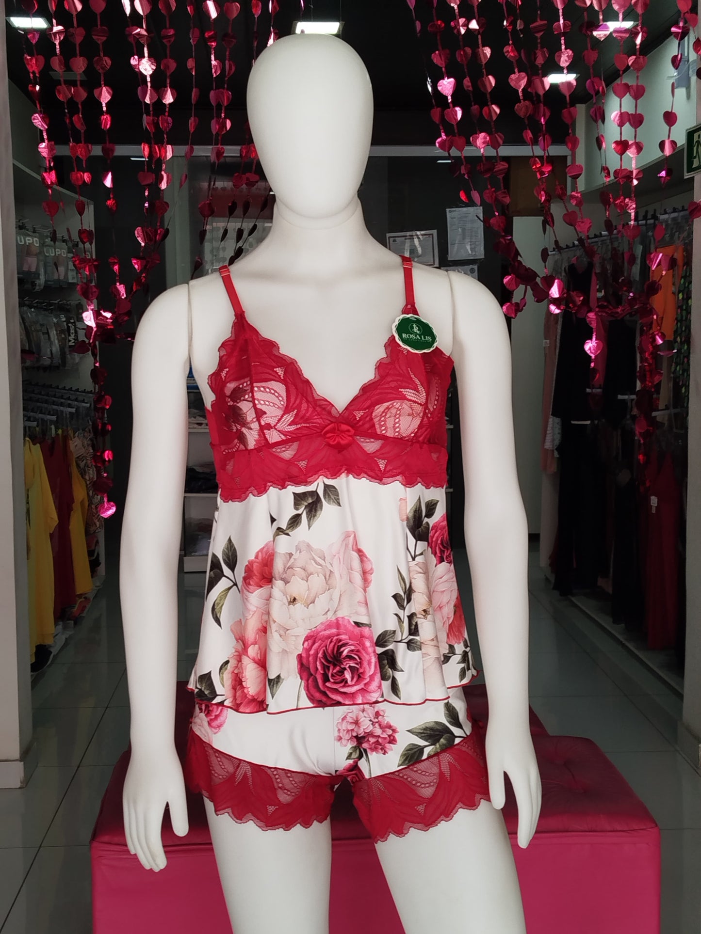 Baby Doll floral Rosa Lis