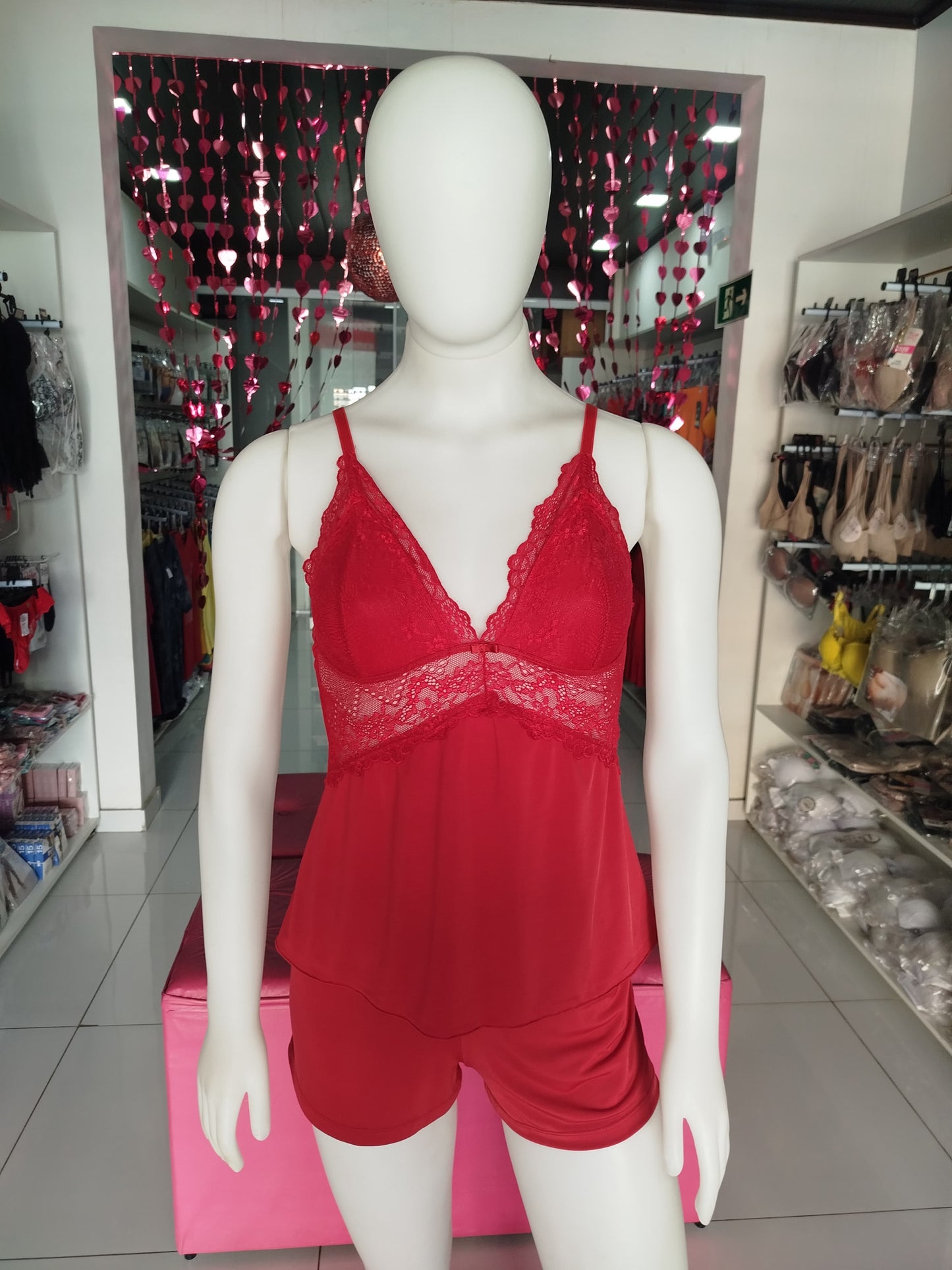 Baby Doll vermelho Del Valle