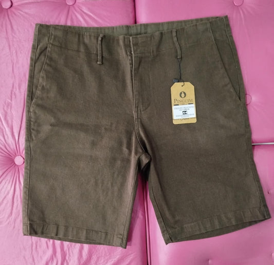 Bermuda marrom Pinguim