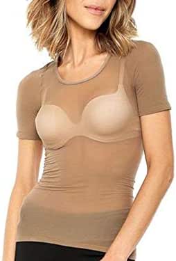 Camiseta segunda pele manga curta natural Lupo