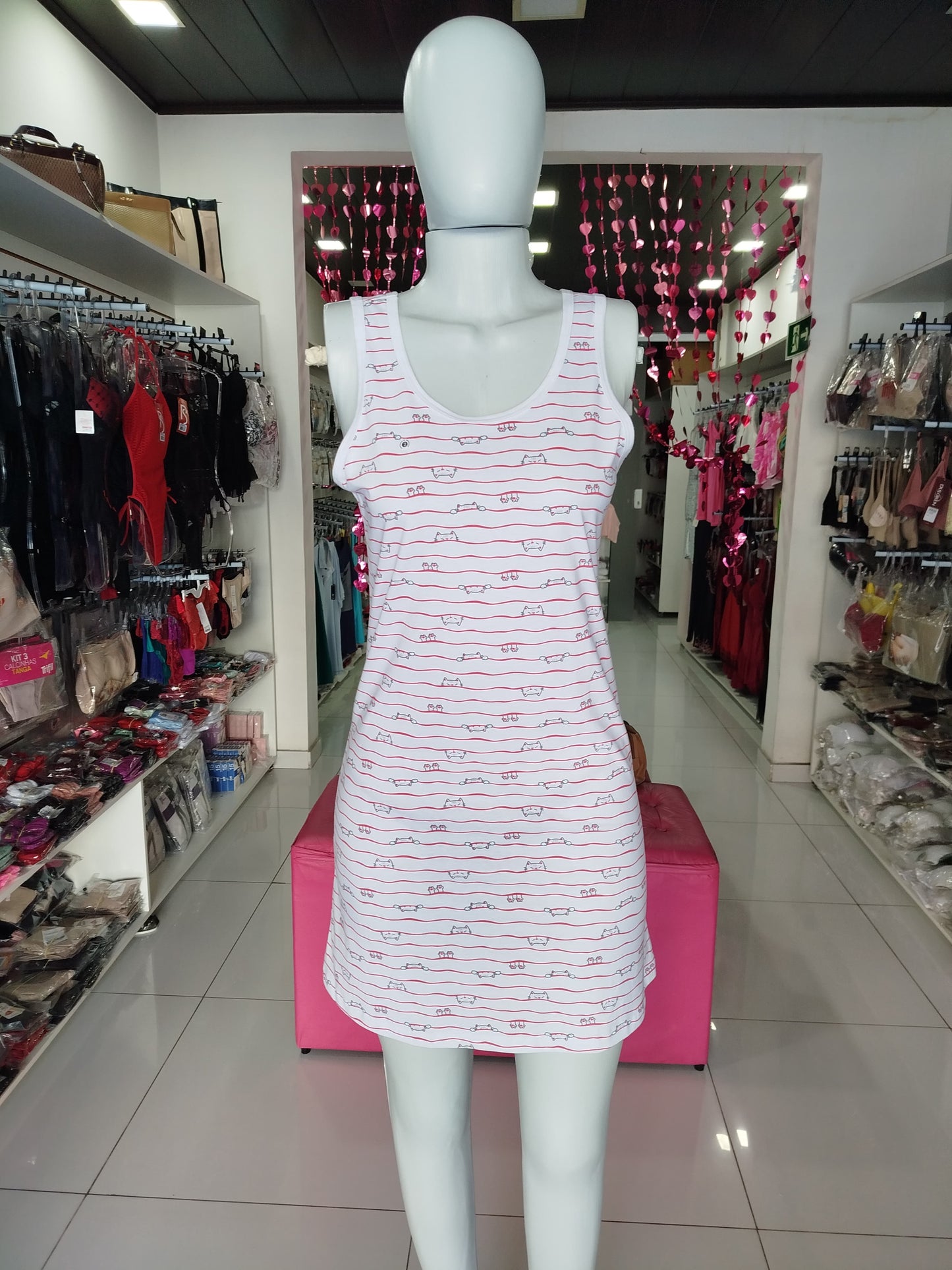 Camisola regata gatinhos Composê