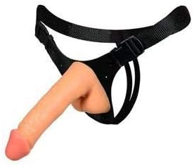 Cinta peniana com pênis de borracha e escroto 19,5x4,8 cm La Pimienta