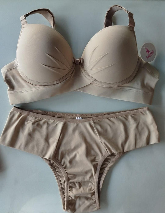 Conjunto Intimus nude com bojo