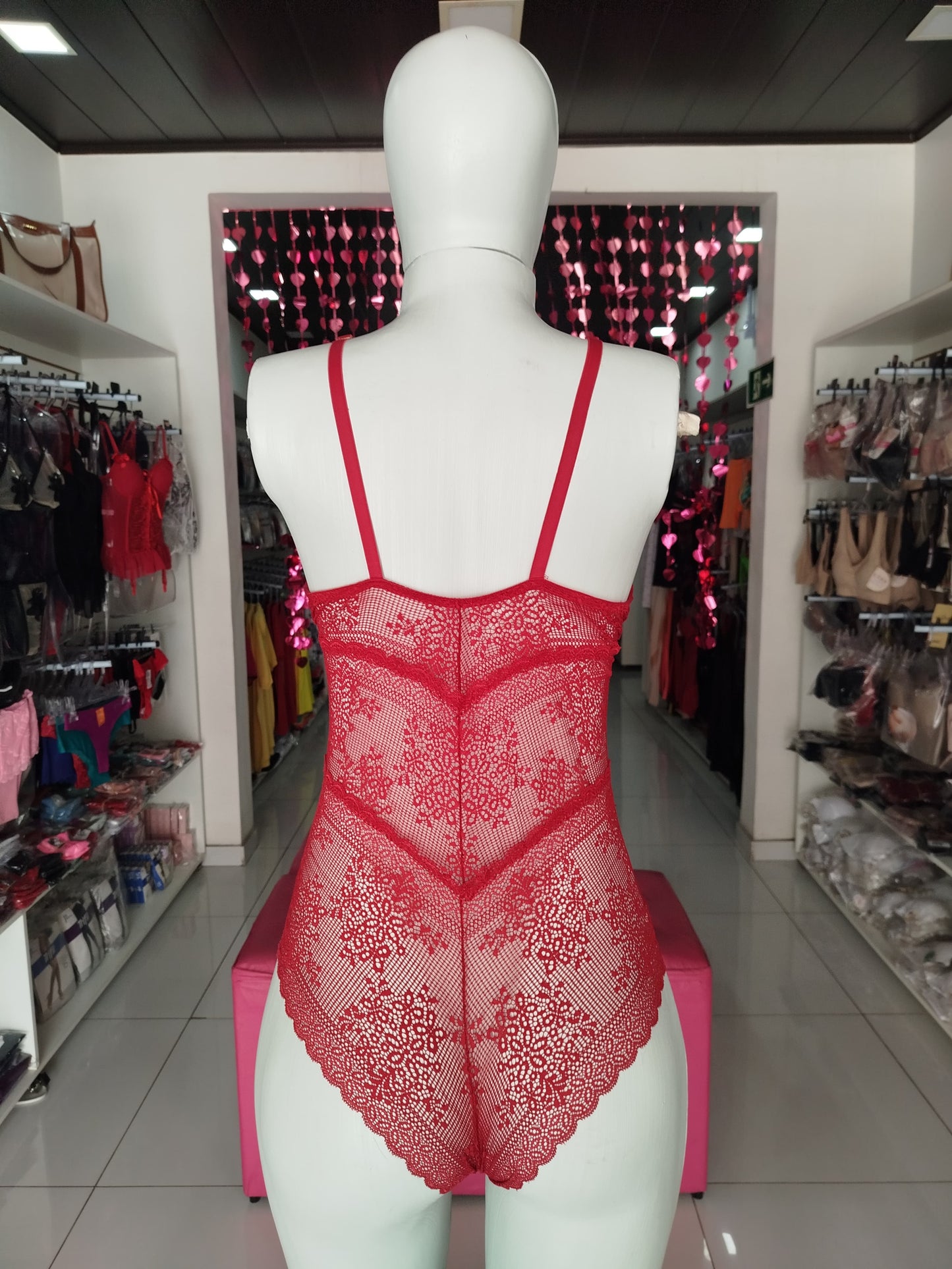 Body taça renda rubi More