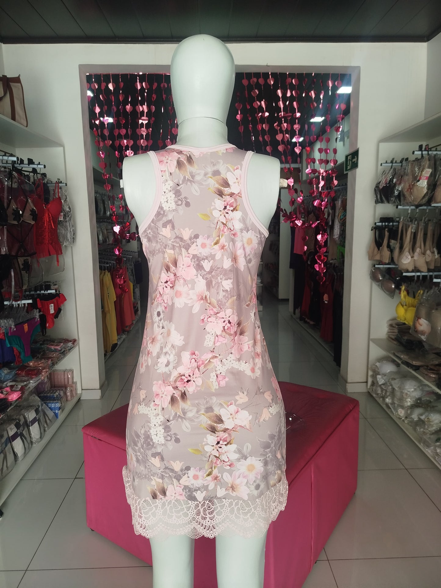 Camisola regata floral rosa More