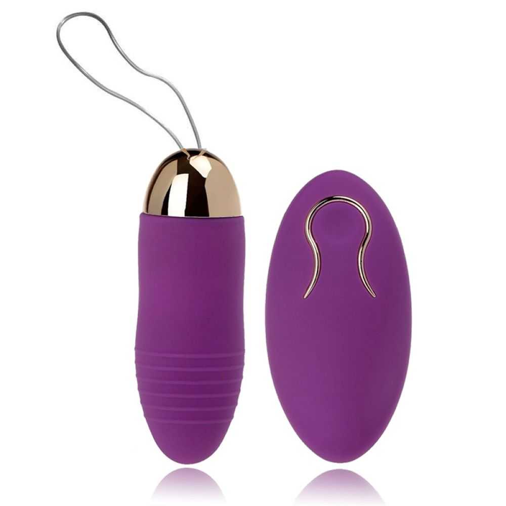 Remote Jump EGG Vibrator Wireless 10 vibrações - Lilás