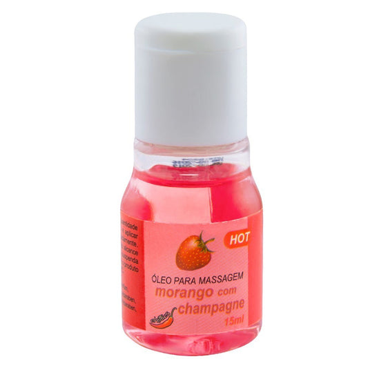 Óleo Beijável Hot Morango Com Champagne Chillies 15ml