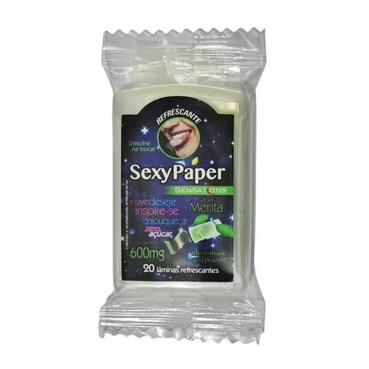 Sexy Paper Sensations lâminas refrescantes menta