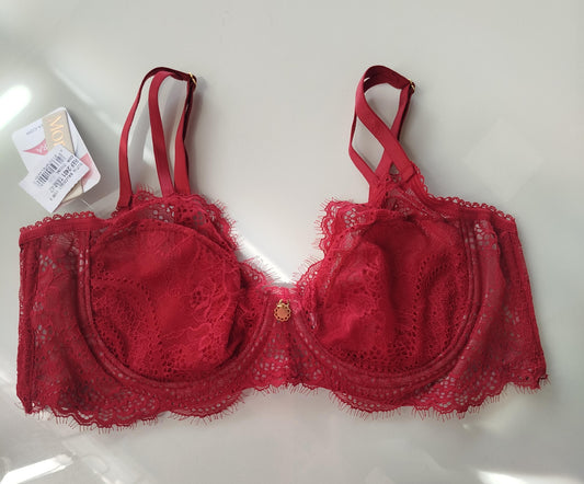 Sutiã balconet sem bojo e renda More