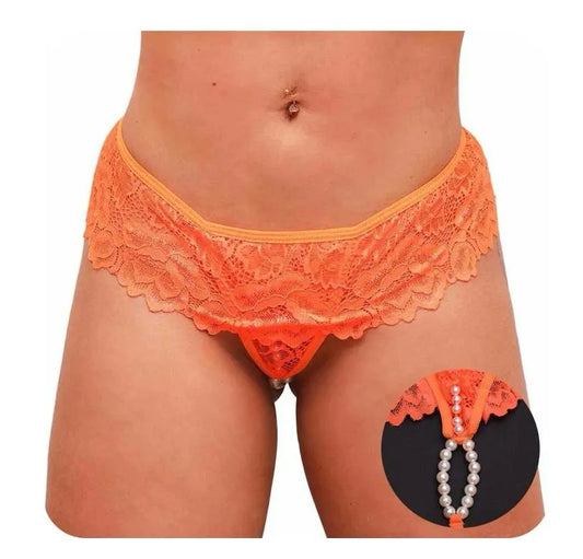 Calcinha Tailandesa Laranja Neon Tallyta