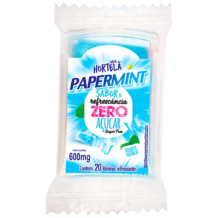 Papermint Lâminas Refrescantes 20 Unidades Hortelã