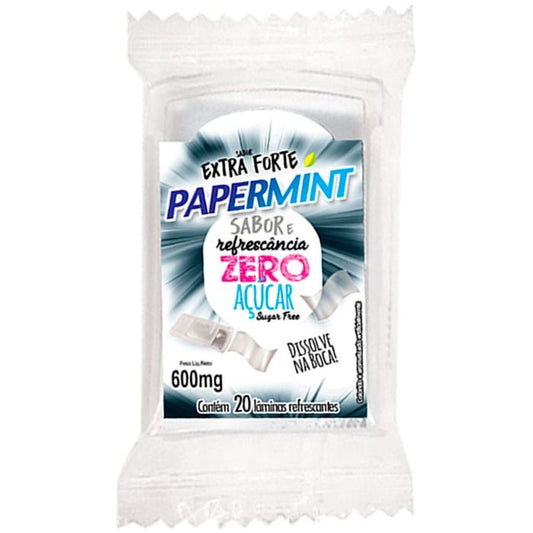 Papermint Lâminas Refrescantes 20 Unidades Extra Forte