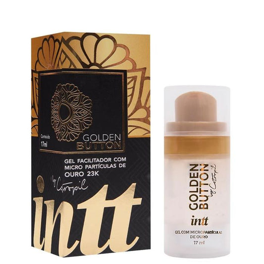 Golden Button Gel Anal Partículas De Ouro 23K 17Ml Intt