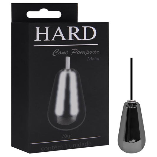 Cone Vaginal  Em Metal Cor Onix 70G Hard