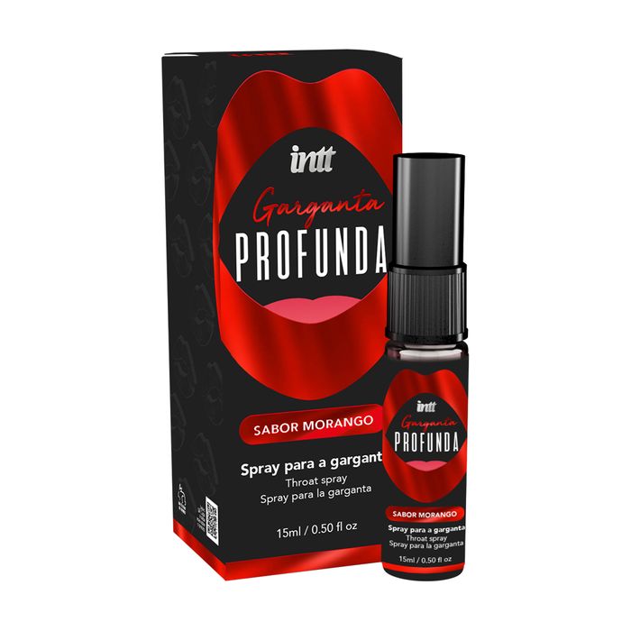 Garganta Profunda Spray Dessensibilizante Morango 15ml Intt