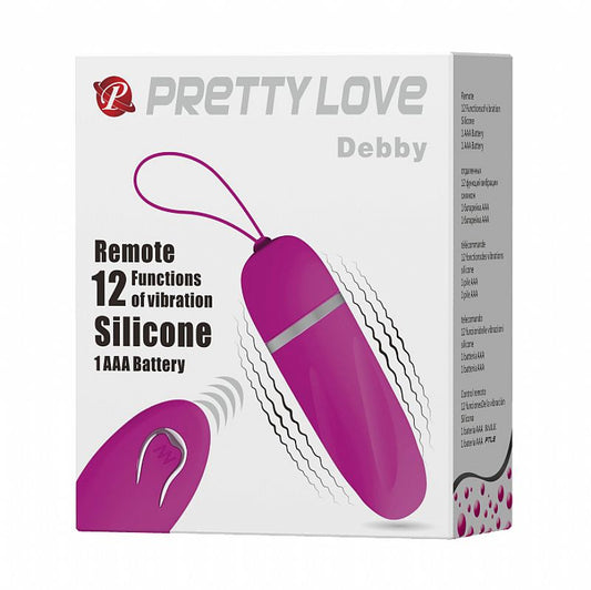 Bullet com vibro em Silicone - Debby - Pretty Love