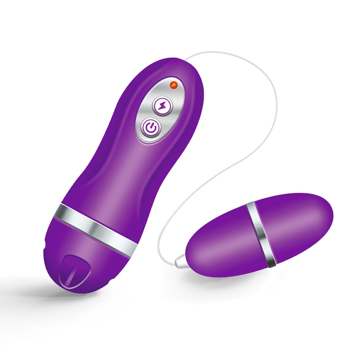 Vibration Egg Cápsula Vibratória em ABS com 30 Modos de Vibração Intt - Roxo