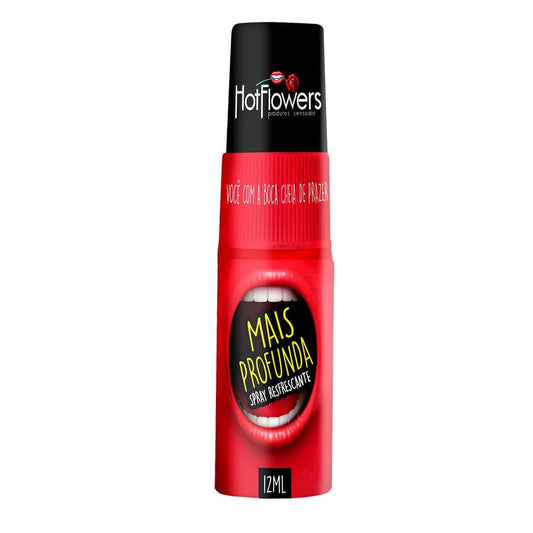 Mais Profunda Spray Refrescante para Sexo Oral 12ml Hot Flowers