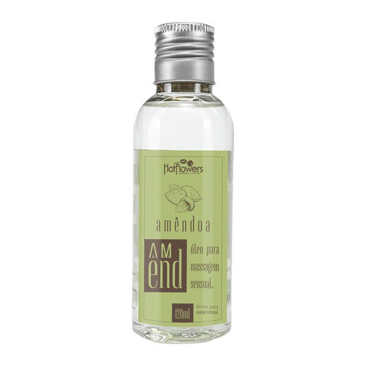 Óleo Para Massagem Sensual de Amêndoa 120ml Hot Flowers